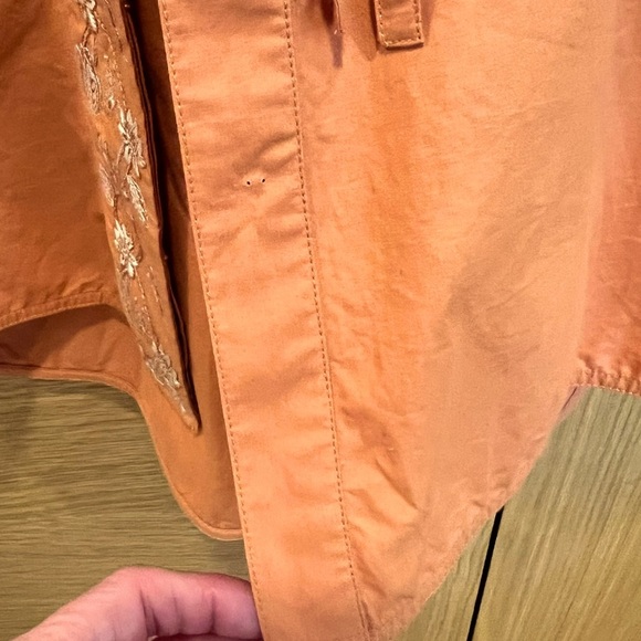 ULLA JOHNSON | SCARLETTE TUNIC TOP | Size 2 | NWT | Orange - Picture 11 of 16